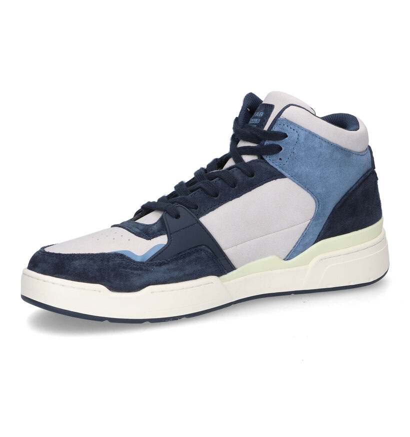 G-Star Attacc MID Baskets en Bleu pour hommes (314306) - pour semelles orthopédiques