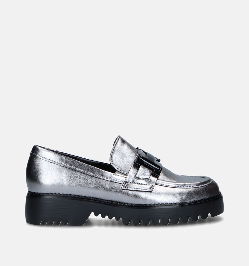 Gabor OptiFit Mocassins en Argent pour femmes (347060) - pour semelles orthopédiques