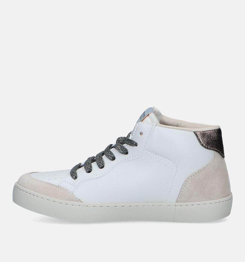 Victoria Witte Hoge sneakers voor dames (330182)