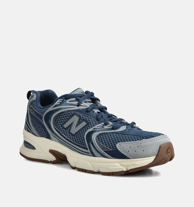 New Balance 530 Baskets en Bleu pour femmes (366088) - pour semelles orthopédiques