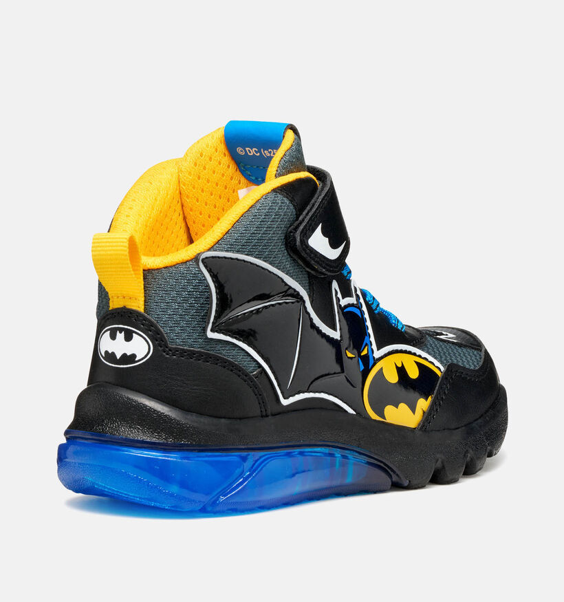 Geox Ciberdron Batman Chaussures hautes en Noir pour garçons (360369) - pour semelles orthopédiques