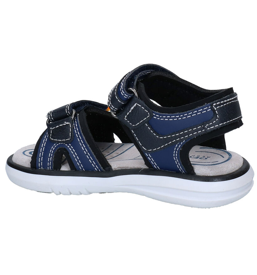 Geox Maratea Blauwe Sandalen in stof (302111)