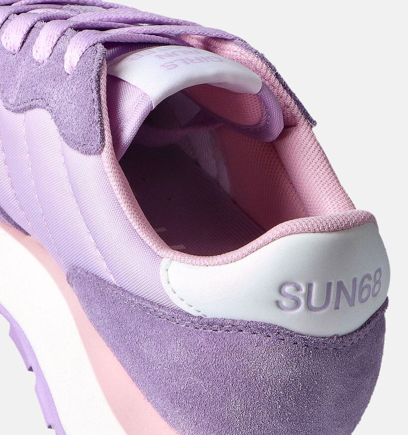 Sun68 Ally Solid Nylon Baskets en Lilas pour femmes (351687) - pour semelles orthopédiques