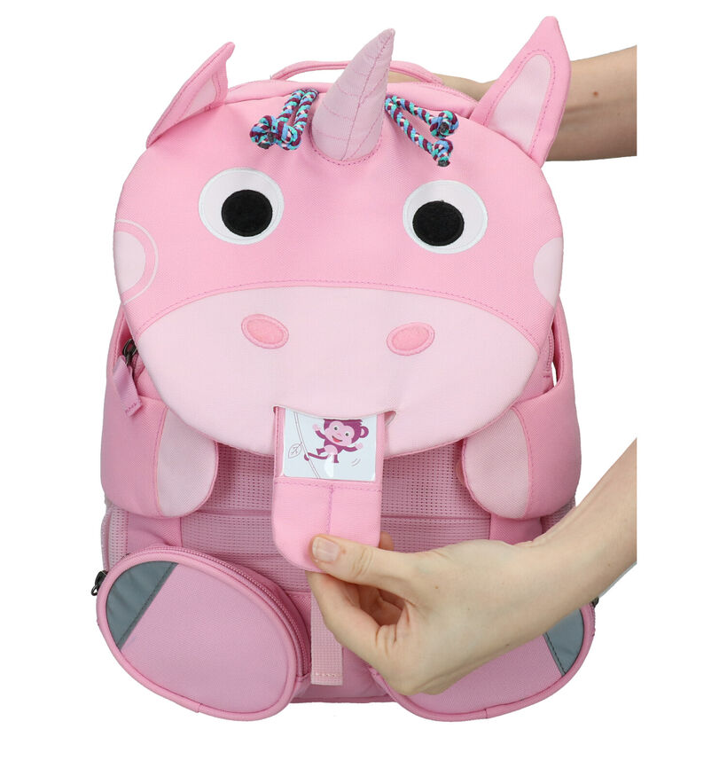 Affenzahn Unicorn Sac à dos en Rose en textile (285792)