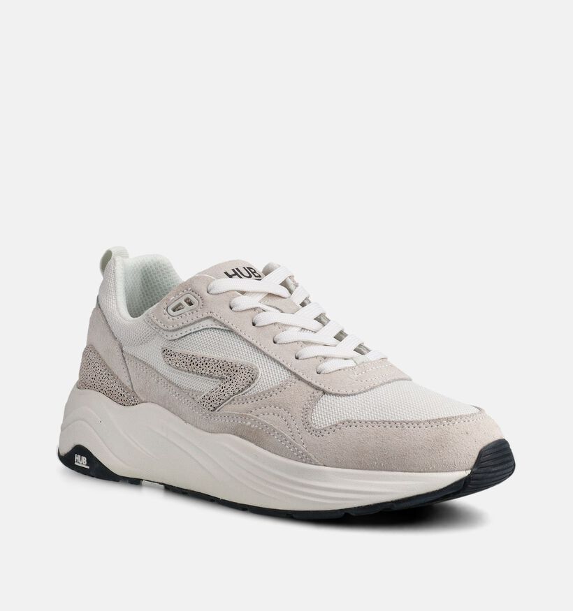 Hub Glide Ecru Sneakers voor dames (369568) - geschikt voor steunzolen