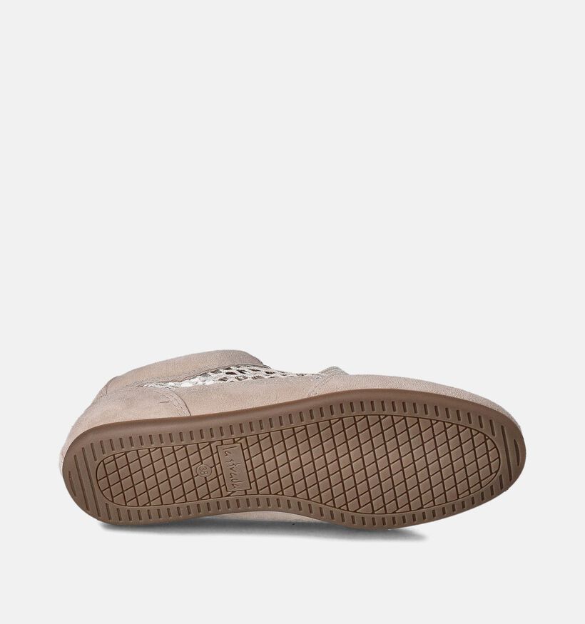 La Strada Beige Veterschoenen voor dames (355985) - geschikt voor steunzolen