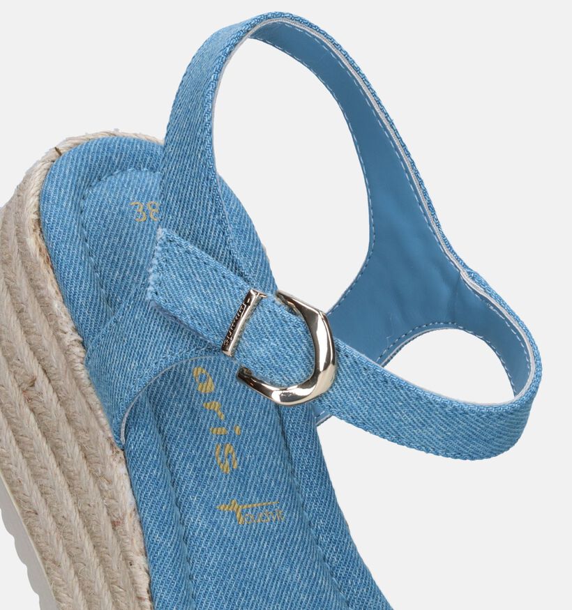 Tamaris Blauwe Sandalen Met Sleehak voor dames (341324)