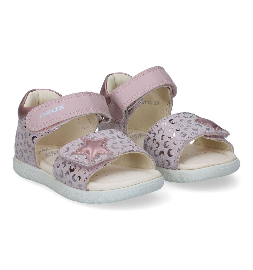 Geox Alul Sandales en Rose en cuir (303786)