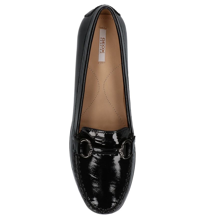 Zwarte Lak&eacute; Mocassins Geox, , pdp