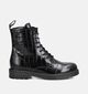 NeroGiardini Croco Zwarte Boots voor dames (363909) - geschikt voor steunzolen