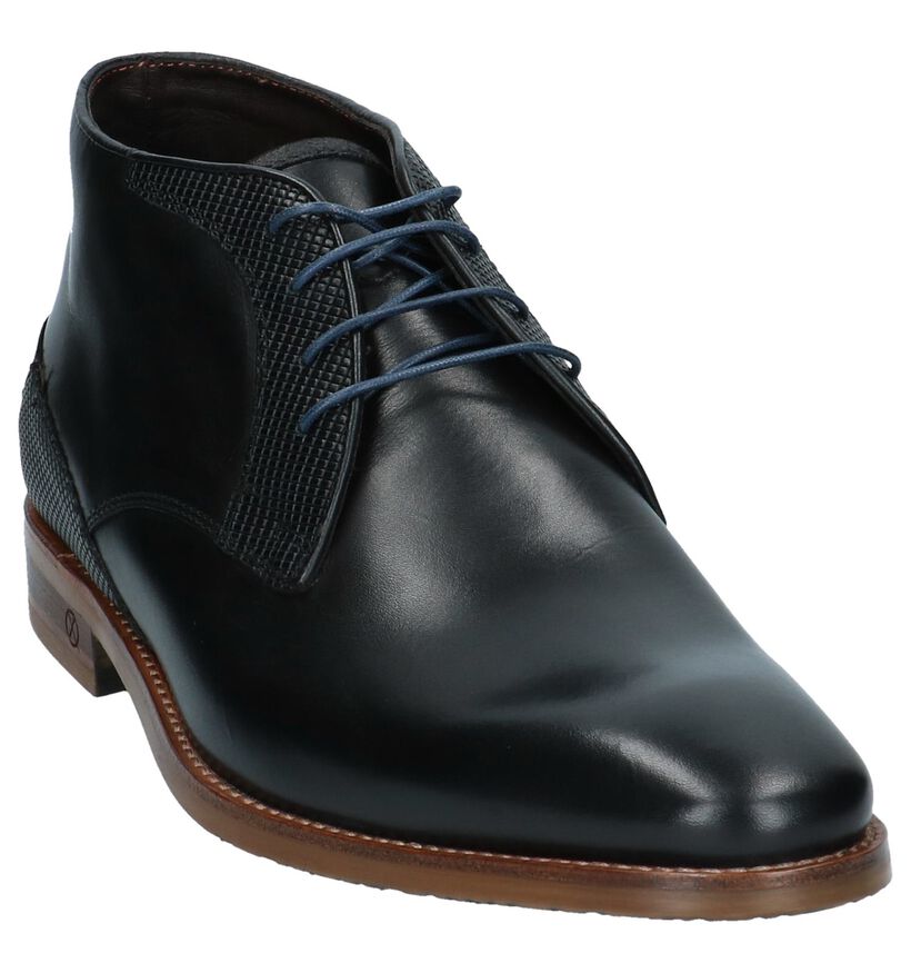 Ambiorix Chaussures hautes en Noir en cuir (231737)