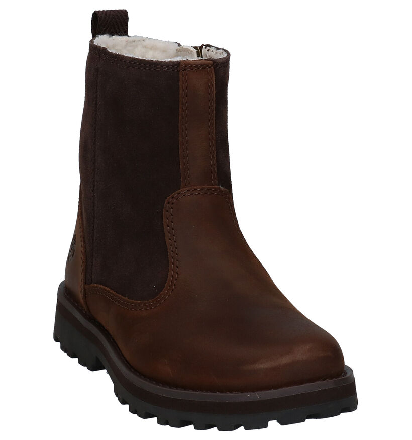 Timberland Courma Kid Chelsea Warm Lined Bruine Boots voor jongens (293777) - geschikt voor steunzolen