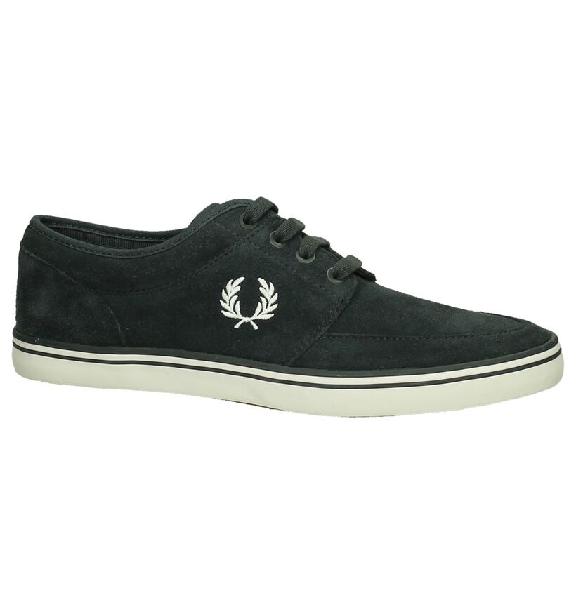 Fred Perry Grijze Sneakers in daim (201468)