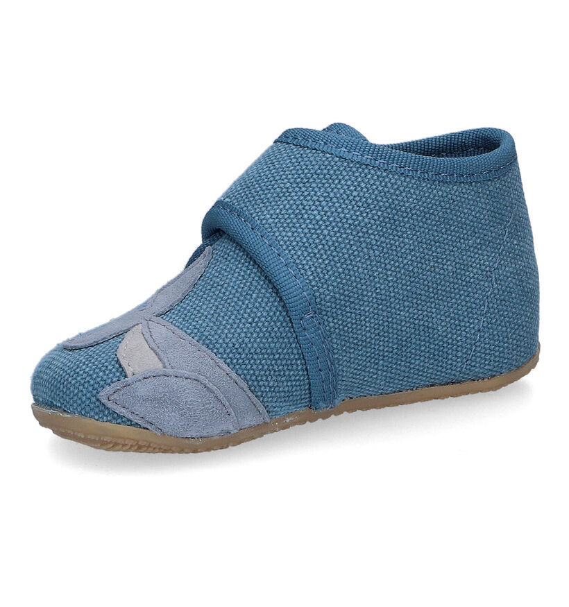 Living Kitzbühel Pantoufles pour bébé en Bleu clair pour garçons (309796)