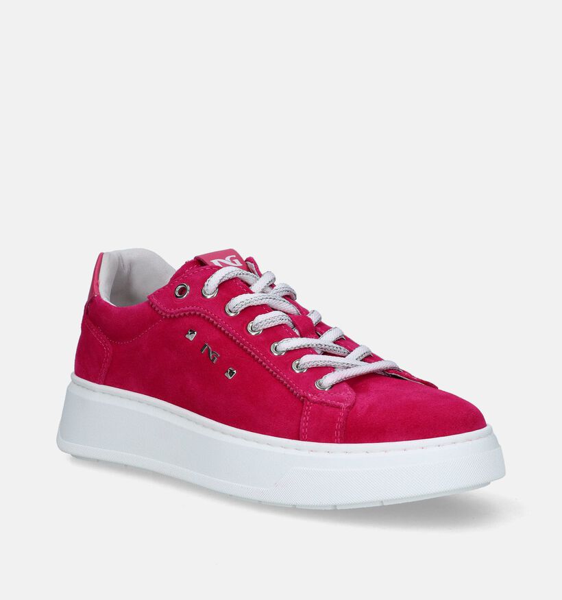 NeroGiardini Fuchsia Sneakers voor dames (337184) - geschikt voor steunzolen