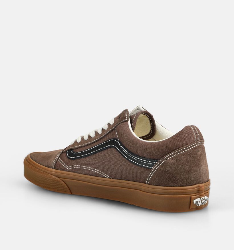 Vans Old Skool Donkerbruine Sneakers voor heren (376755)
