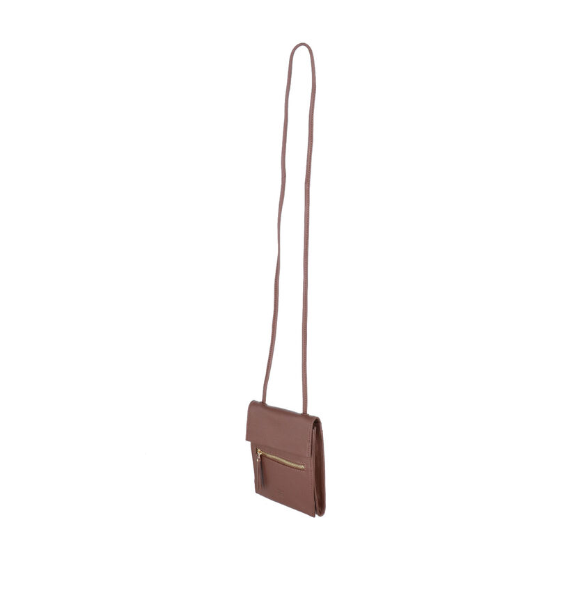 Crinkles Sac porté croisé en Camel pour femmes (342316)