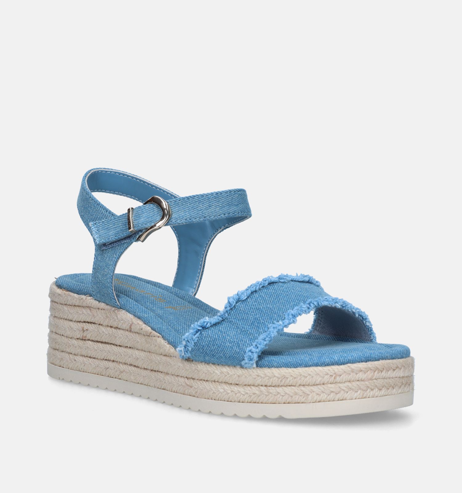 Tamaris Blauwe Sandalen Met Sleehak Dames Sandalen Online op TORFS.BE