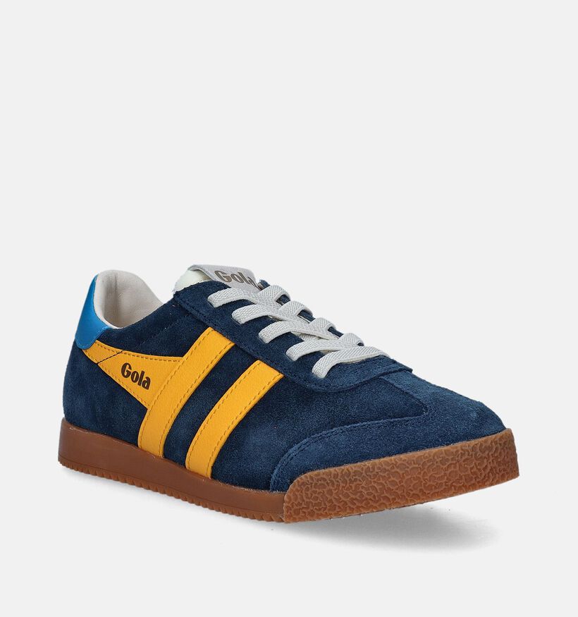 Gola Elan Blauwe Sneakers voor jongens, meisjes (345133) - geschikt voor steunzolen