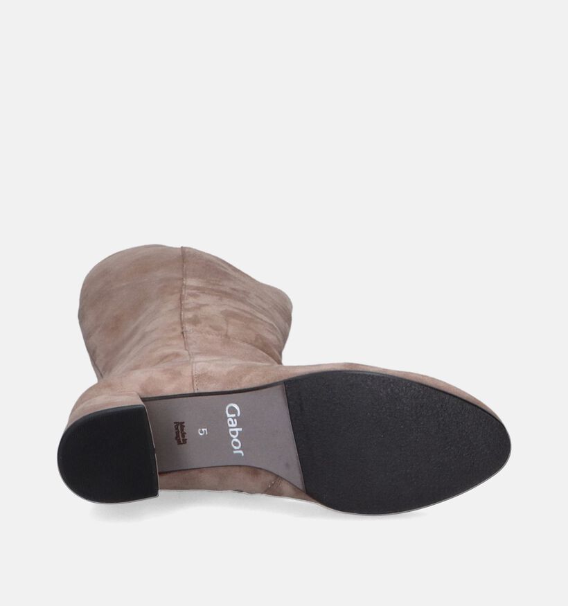 Gabor Best Fitting Beige Lange laarzen voor dames (347101)