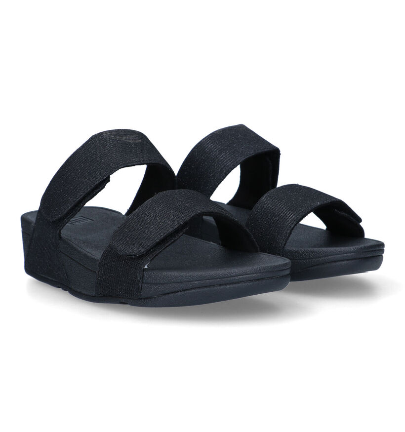 FitFlop Lulu Adjustable Shimmerlux Rose Gold Slippers voor dames (320474)