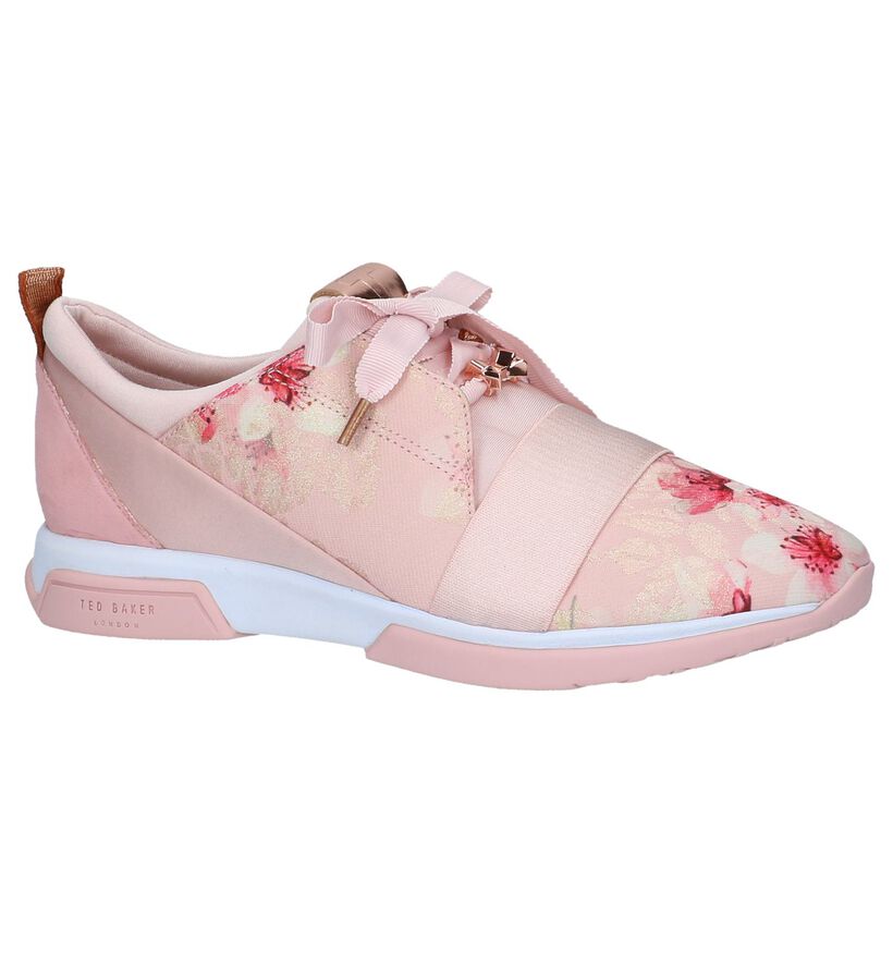 Lage Geklede Sneakers Ted Baker Roze, , pdp