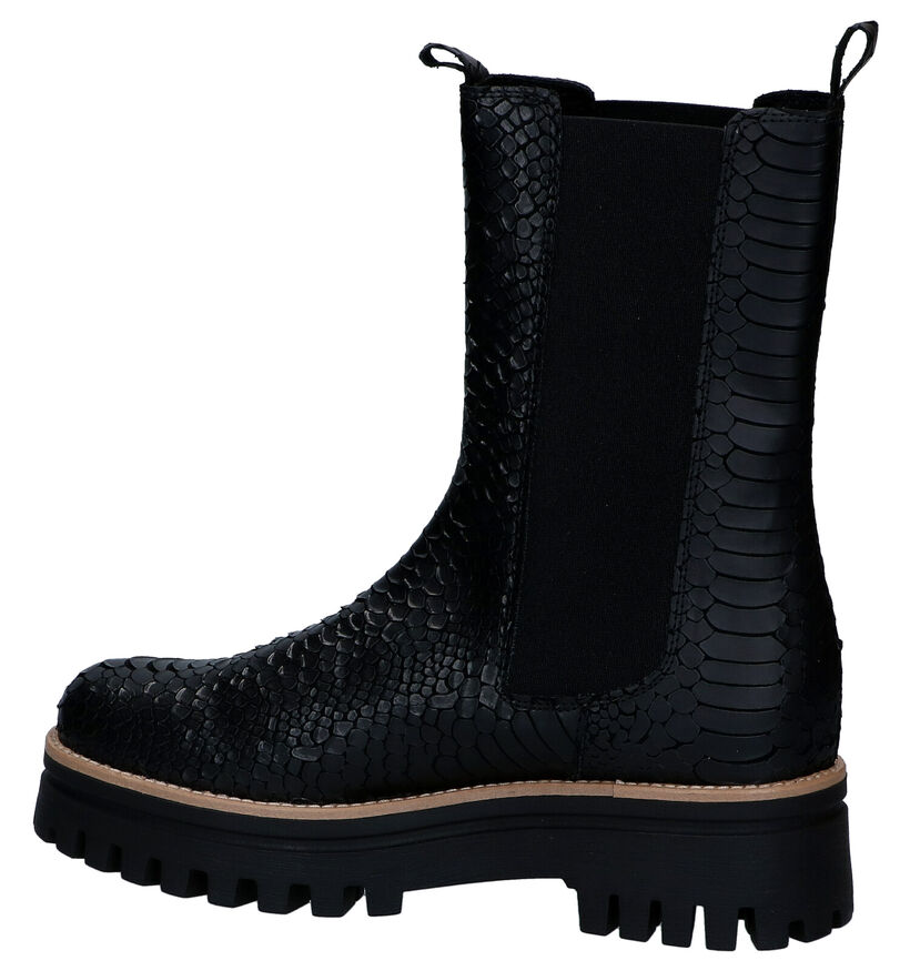 Sweet Lemon Bottines Chelsea en Noir en cuir (300309)