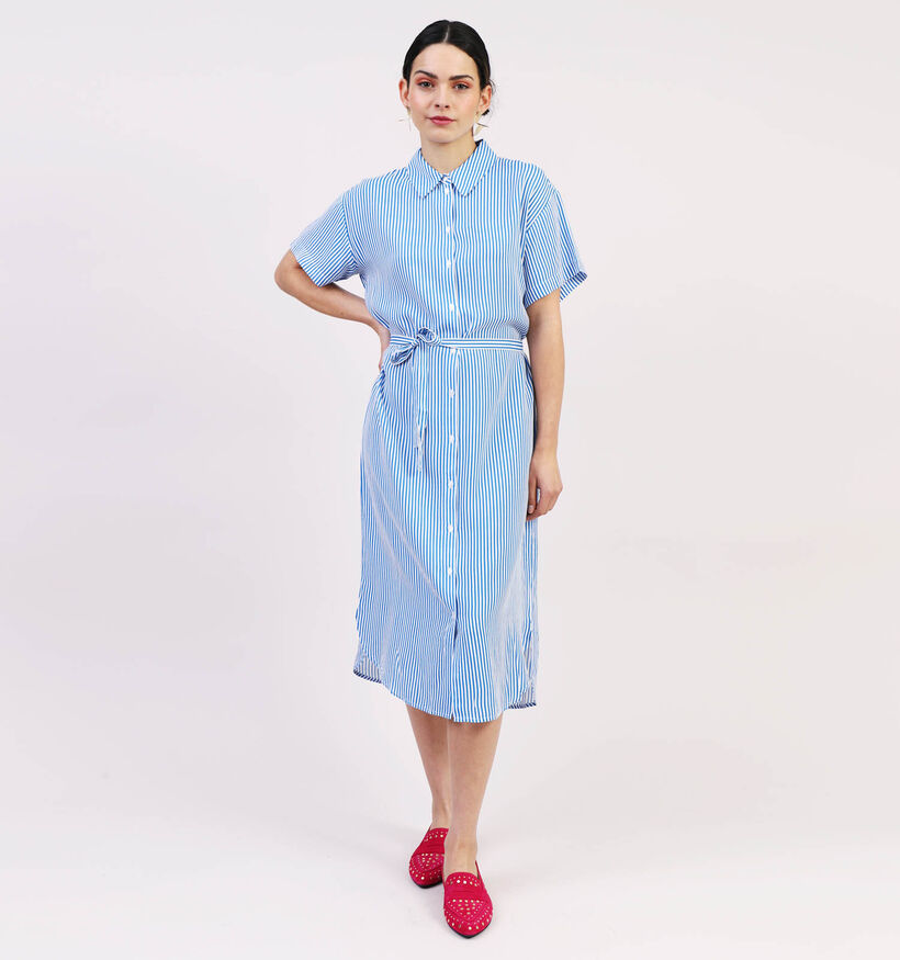 Vero Moda Bumpy Blauwe Hemdjurk voor dames (323872)