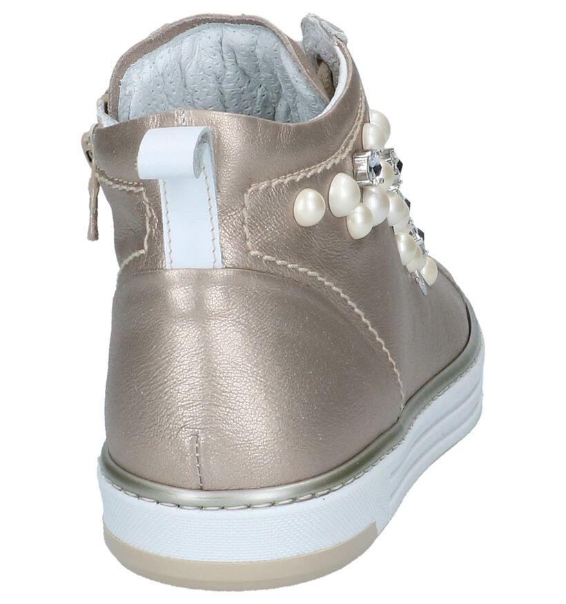 Rose Gold NeroGiardini Sneakers in leer (216977)