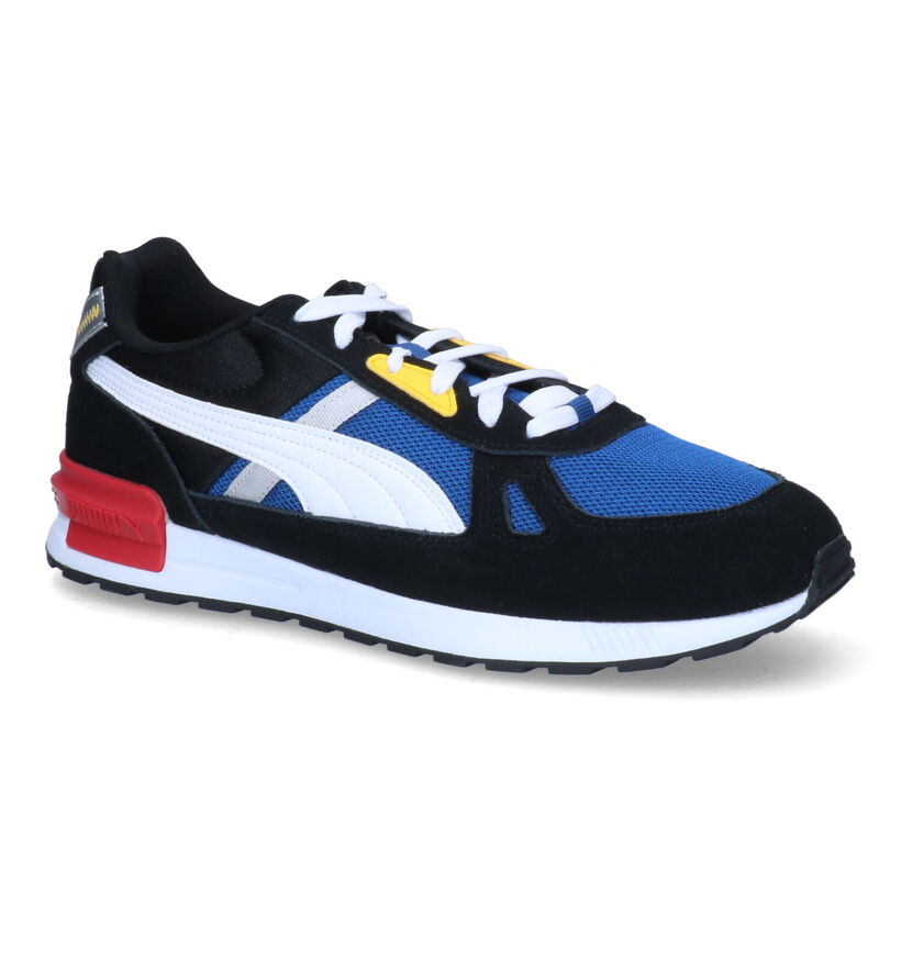 Puma Graviton Pro Baskets en Bleu en simili cuir (301398)