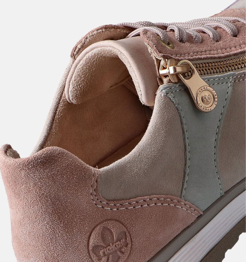 Rieker Baskets casual en Beige pour femmes (351240) - pour semelles orthopédiques