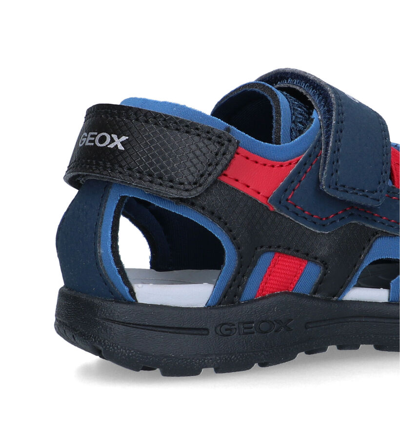 Geox Veniett Sandales en Bleu en simili cuir (326605)