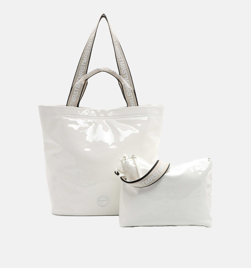 Tamaris Anica Witte Shopper met rits voor dames (338652)