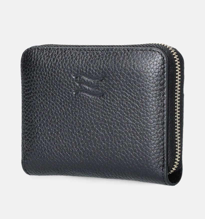 Crinkles Porte-monnaie zippé en Bleu pour femmes (358073)