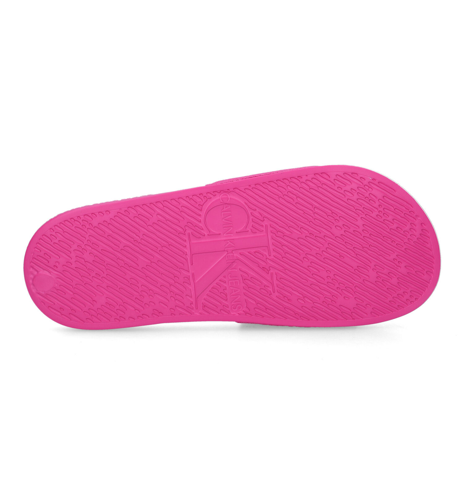 Calvin Klein Slide Monogram Claquettes de piscine en Rose Femmes Nu pieds en ligne sur TORFS.BE