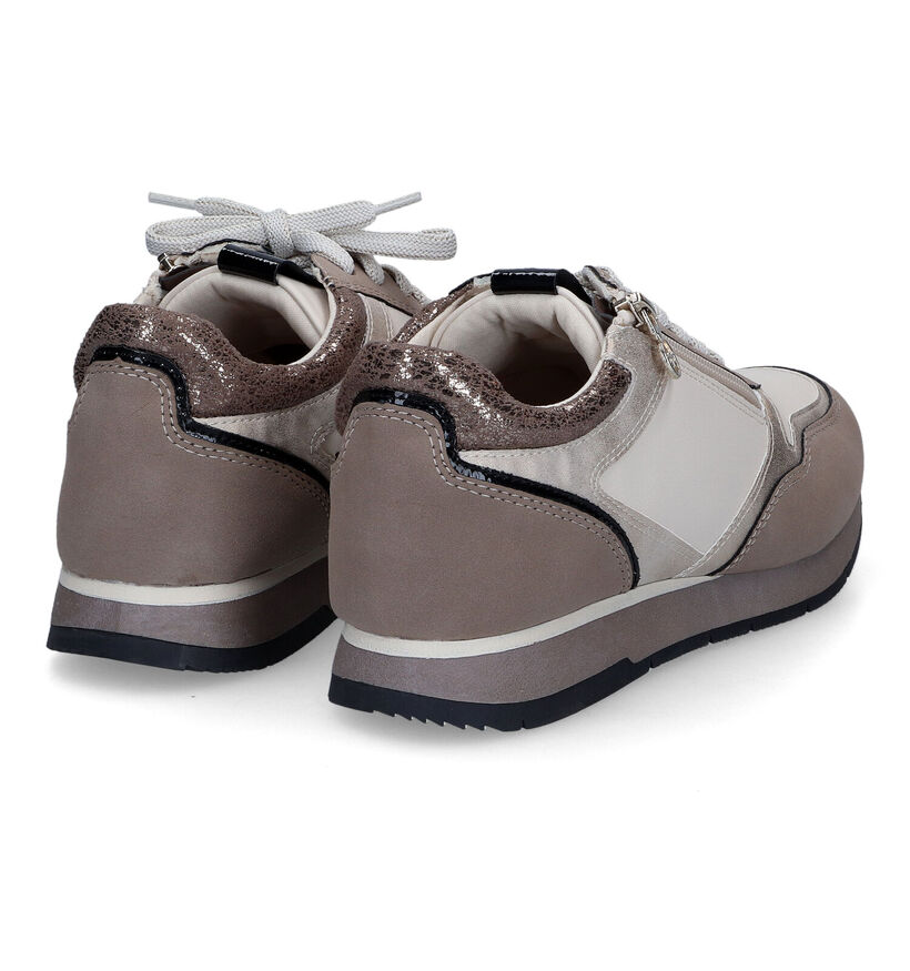 Tamaris Baskets casual en Taupe pour femmes (313131) - pour semelles orthopédiques