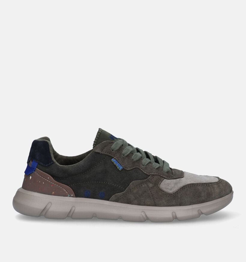 Jeep Tabasco Kaki Veterschoenen voor heren (330965) - geschikt voor steunzolen