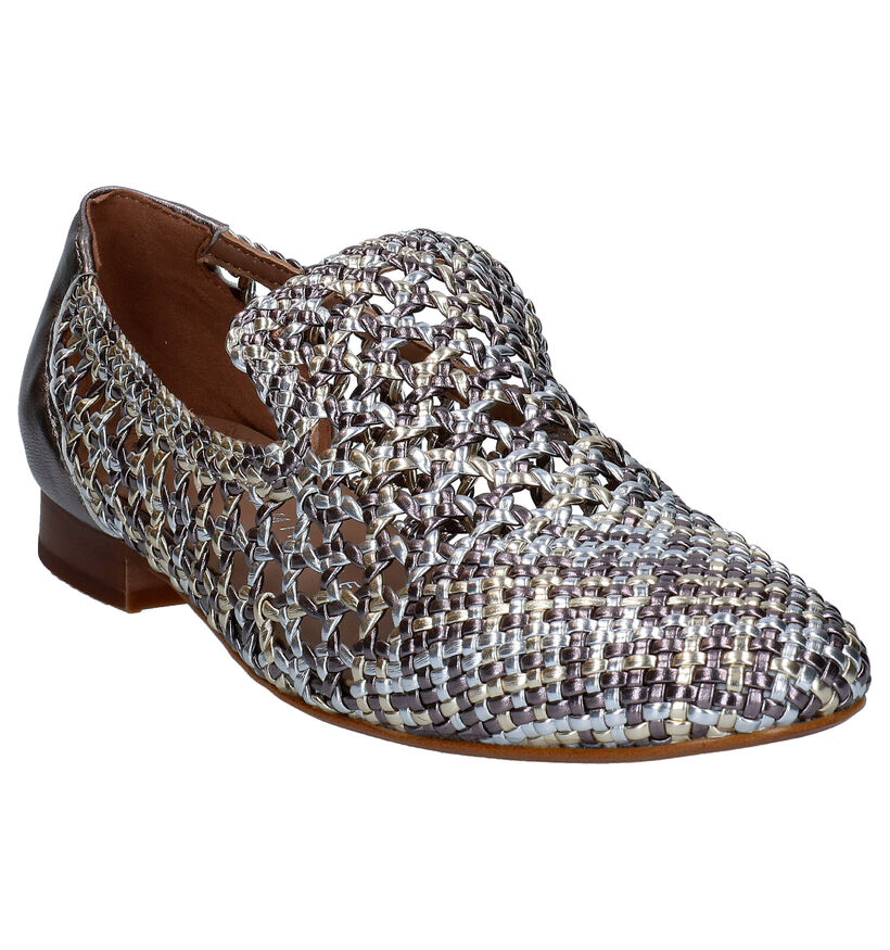 Pedro Miralles Zilveren Loafers in leer (273087)