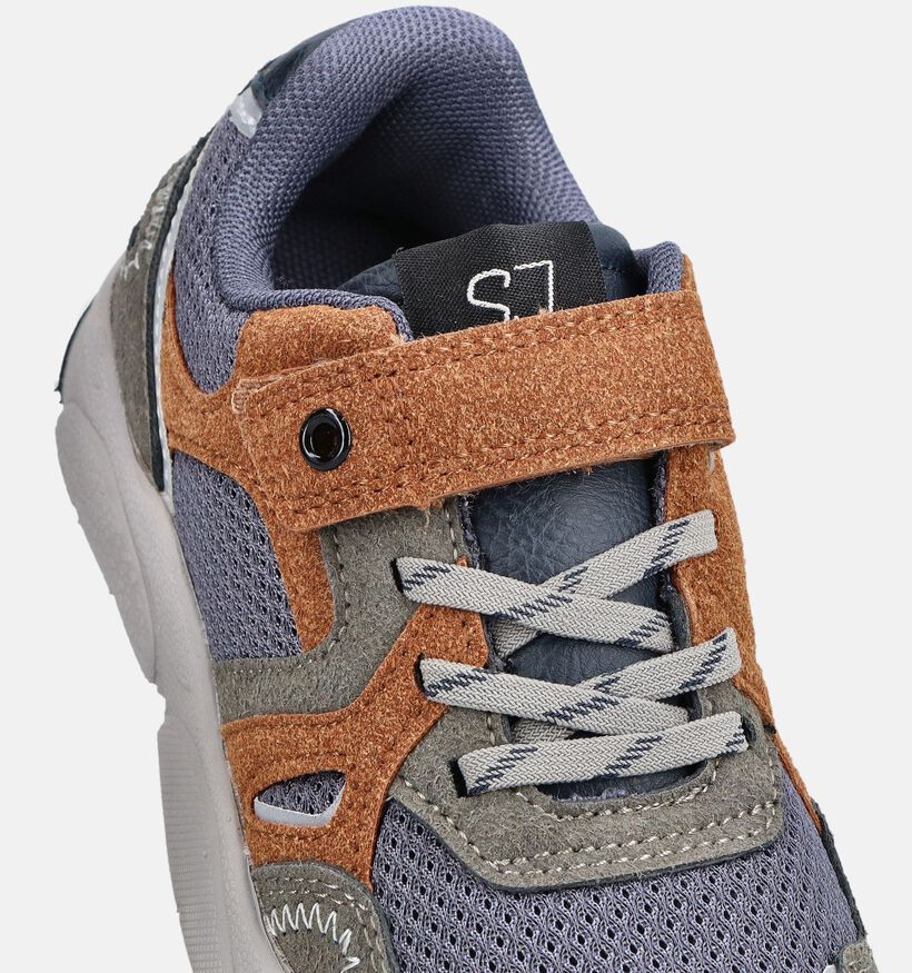SJ Donkergrijze Lage Sneakers voor jongens (379346)