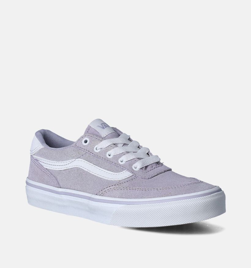 Vans Brooklyn Baskets pour skate en Lilas pour filles (351449)