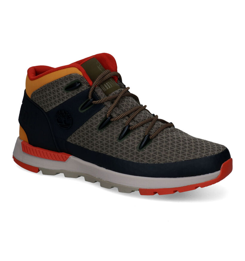 Timberland Sprint Trekker Kaki Bottines voor heren (307153) - geschikt voor steunzolen