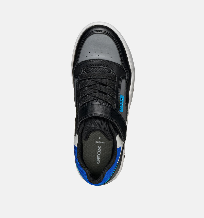 Geox Chaussures à enfiler en Noir pour garçons (360383) - pour semelles orthopédiques