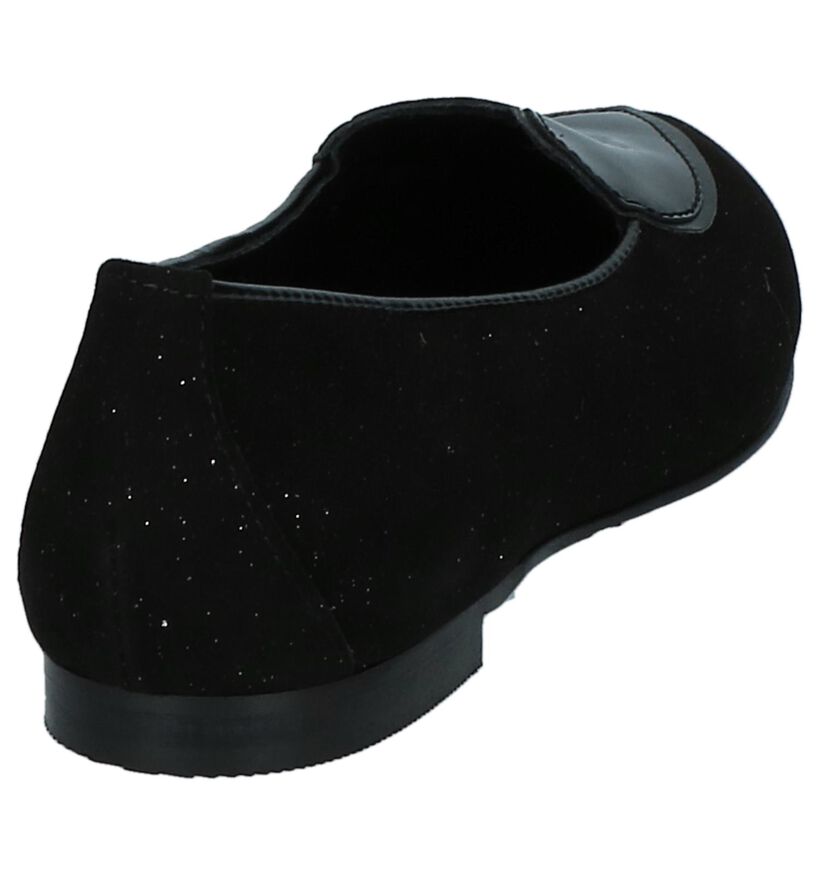 Love Zwarte Loafers met Hartje in lakleer (231314)