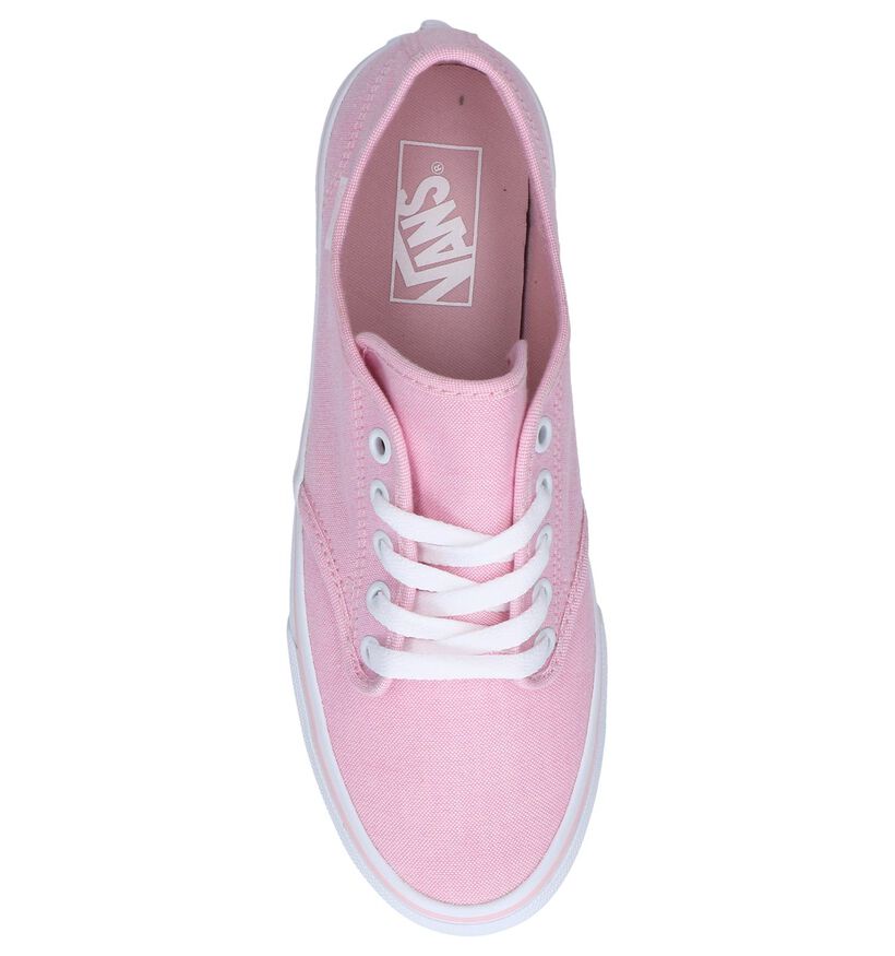 Vans Camden Stripe Baskets Skate en Noir en textile (253465)