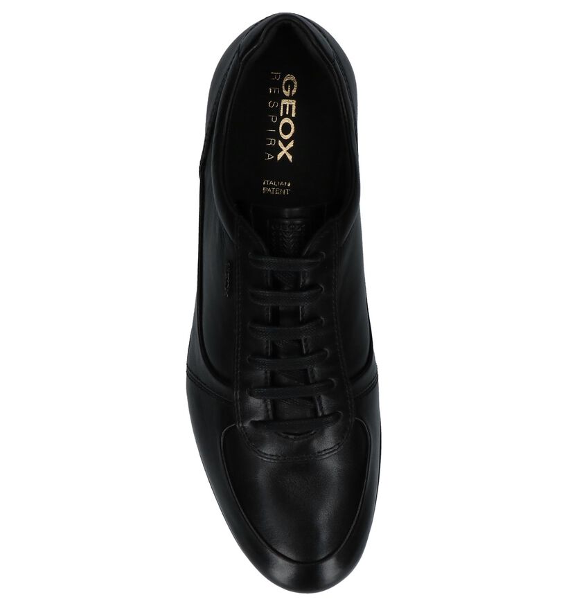 Zwarte Casual Schoenen met veters Geox Symbol, , pdp