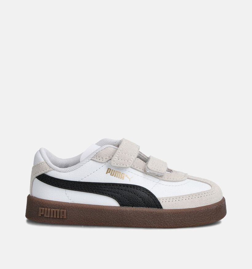 Puma Club II Era Witte Sneakers voor jongens, meisjes (359294) - geschikt voor steunzolen