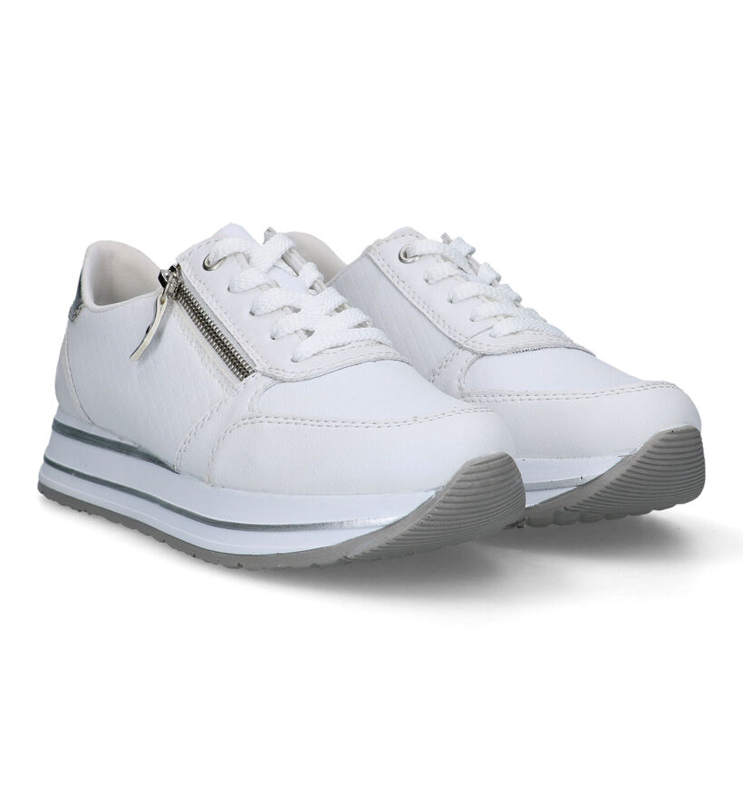 witte dames sneakers plateauzool