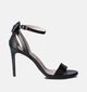 NeroGiardini Zwarte Sandalen met gesloten hiel voor dames (355965)
