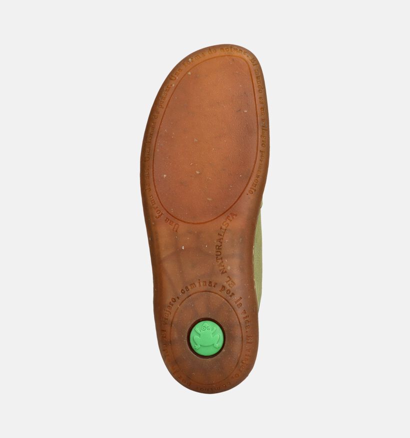 El Naturalista El Viajero Chaussures &agrave; lacets en Vert pour femmes (372212) - pour semelles orthop&eacute;diques