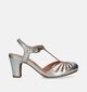 Rock n' Dot Sandales avec talon en Or pour femmes (341232)
